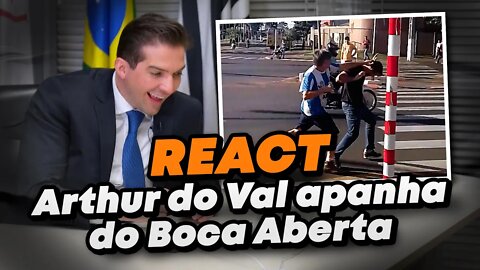 REACT: Arthur do Val apanha do Boca Aberta