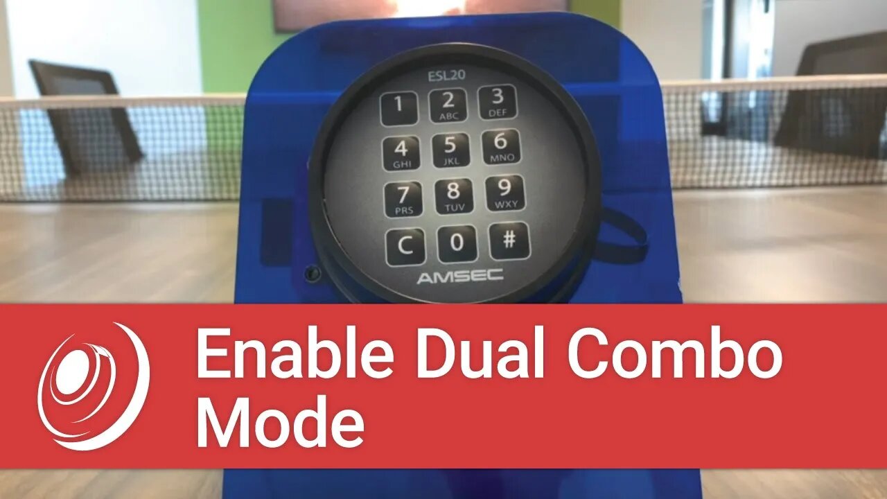 Enable Dual Combo Mode on the AMSEC ESL20XL Digital Lock