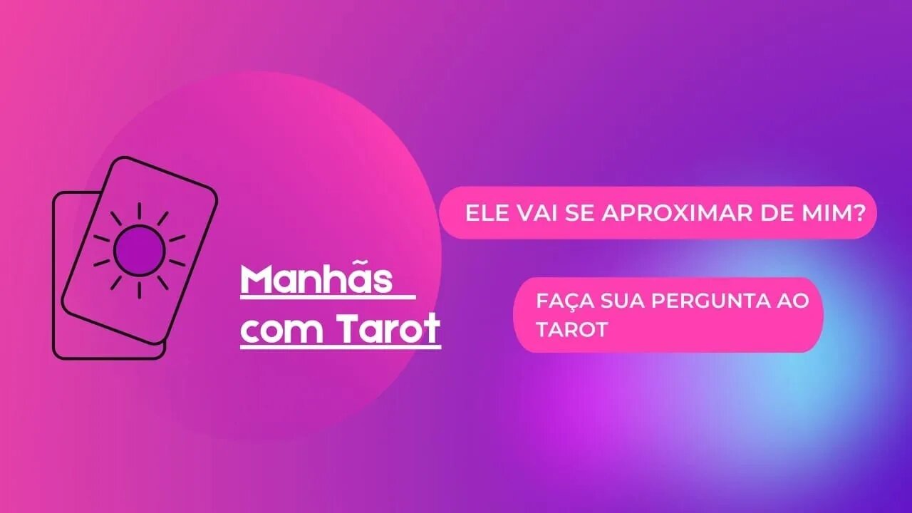 Ele vai se aproximar de mim?