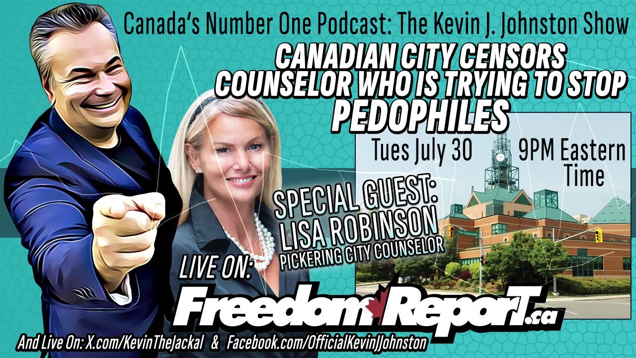 CANADIAN CITY COUNCIL SUPPORTS PEDOPHELIA, Pulls Salary Of Counselor Who Fights AGAINST Pedos.