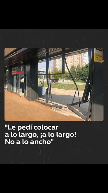 Moscú: Un tren de carga provoca daños en un andén de una estación ferroviaria