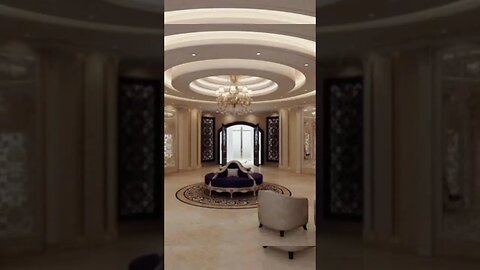 3step Round circles making incredible ceiling design #viral #youtubeshorts #cellingdesing