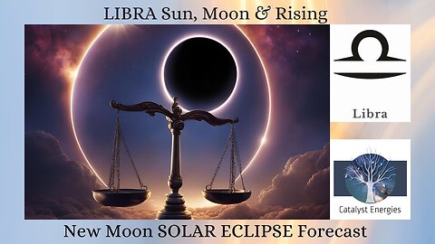 New Moon SOLAR ECLIPSE Forecast for LIBRA Sun, Moon & Rising + Astro notes on Hurricane Helene