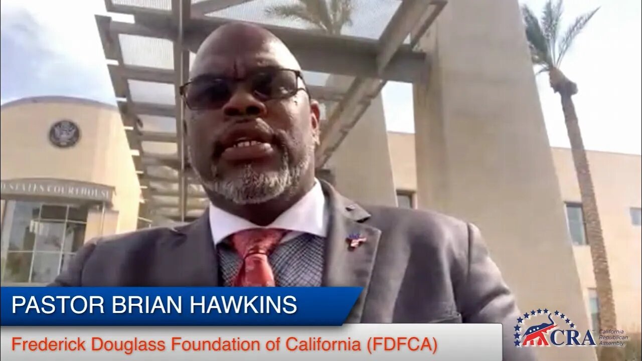 Pastor Brian Hawkins of the Frederick Douglass Foundation of California (FDFCA)