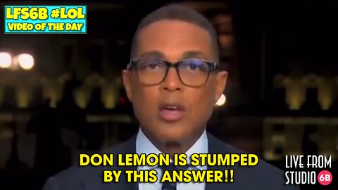 Don Lemon Is Stumped By This Answer on Reparations! (LOL of the Day)