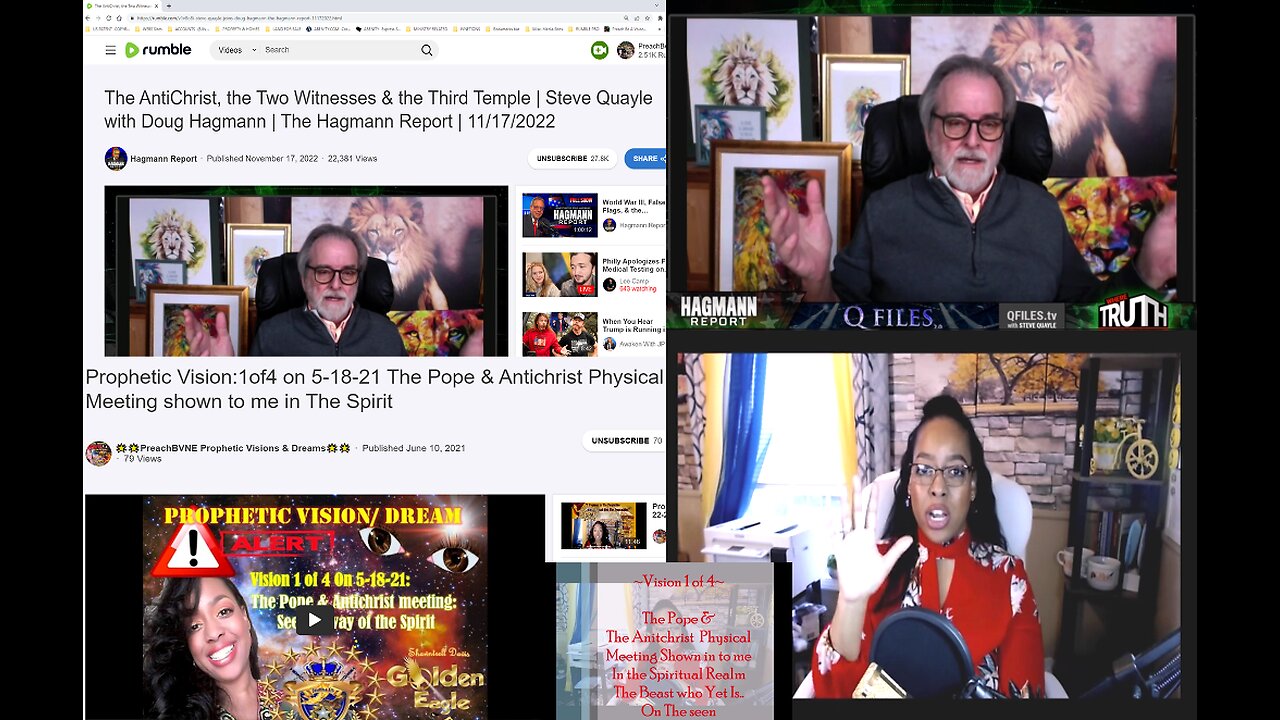 Steve Quayle gives Word of Witness: Manifested not Revealed; Anti Christ as I Was Shown in Vision