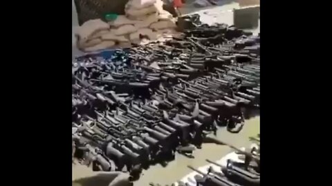 Weapons left behind in Afghanistan