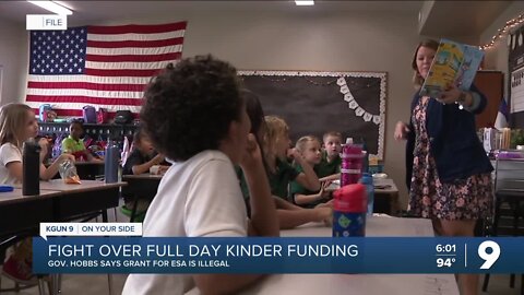 Fight over full-day kindergarten funding