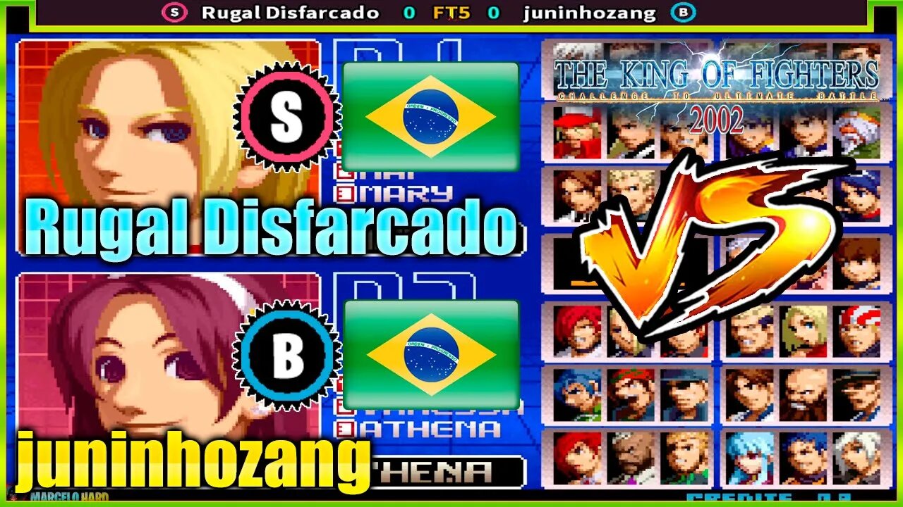 The King of Fighters 2002 (Rugal Disfarcado Vs. juninhozang) [Brazil Vs. Brazil]