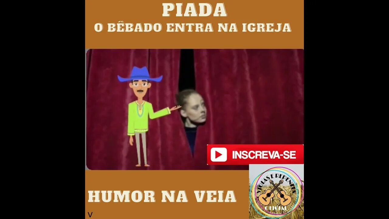 PIADA O bêbado ENTRA NA IGREJA