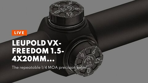 Leupold VX-Freedom 1.5-4x20mm Riflescope, Duplex Reticle, Matte Finish