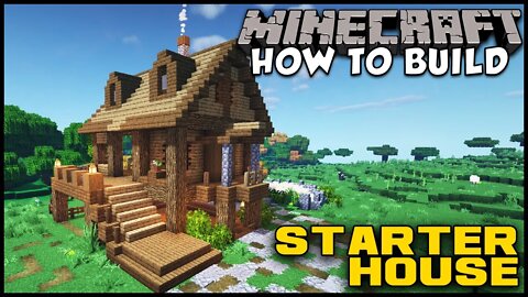 How To Build An AMAZING Starter House | (Minecraft How To Build)