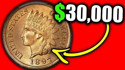 DO YOU HAVE ONE? 1897 INDIAN HEAD PENNIES WORTH MONEY