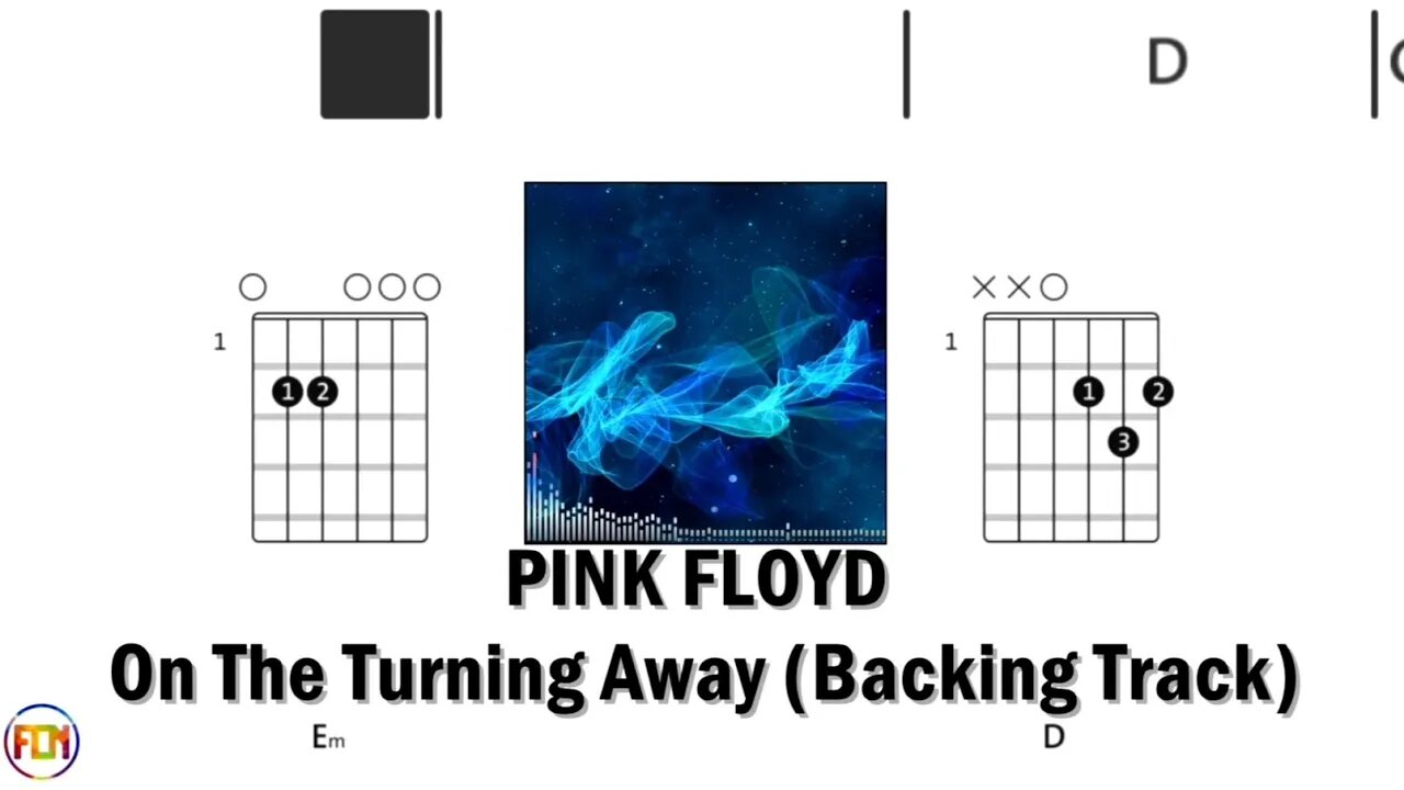 PINK FLOYD On The Turning Away - Backing Track FCN GUITAR CHORDS & LYRICS