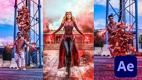 How I Became Scarlet Witch using VFX!
