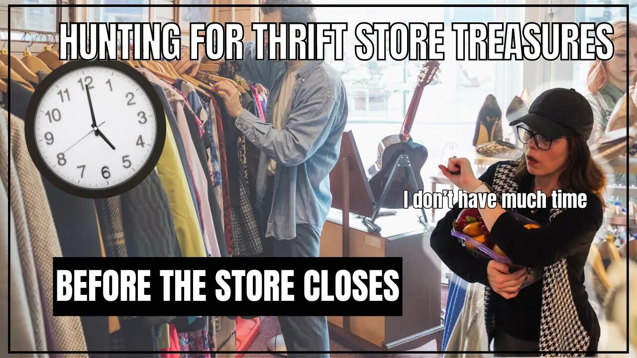 🕒 Playing BEAT the Clock before the Thrift Store Closes! Hunting Thrift Store Treasures Reseller