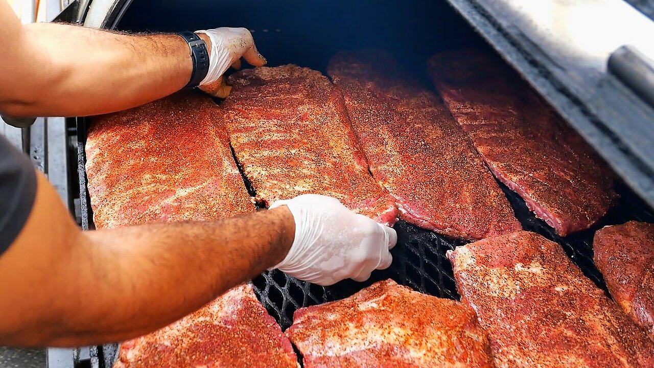 American Street Food - PORK RIBS, BRISKET, PULLED PORK BBQ Bark Barbecue NYC