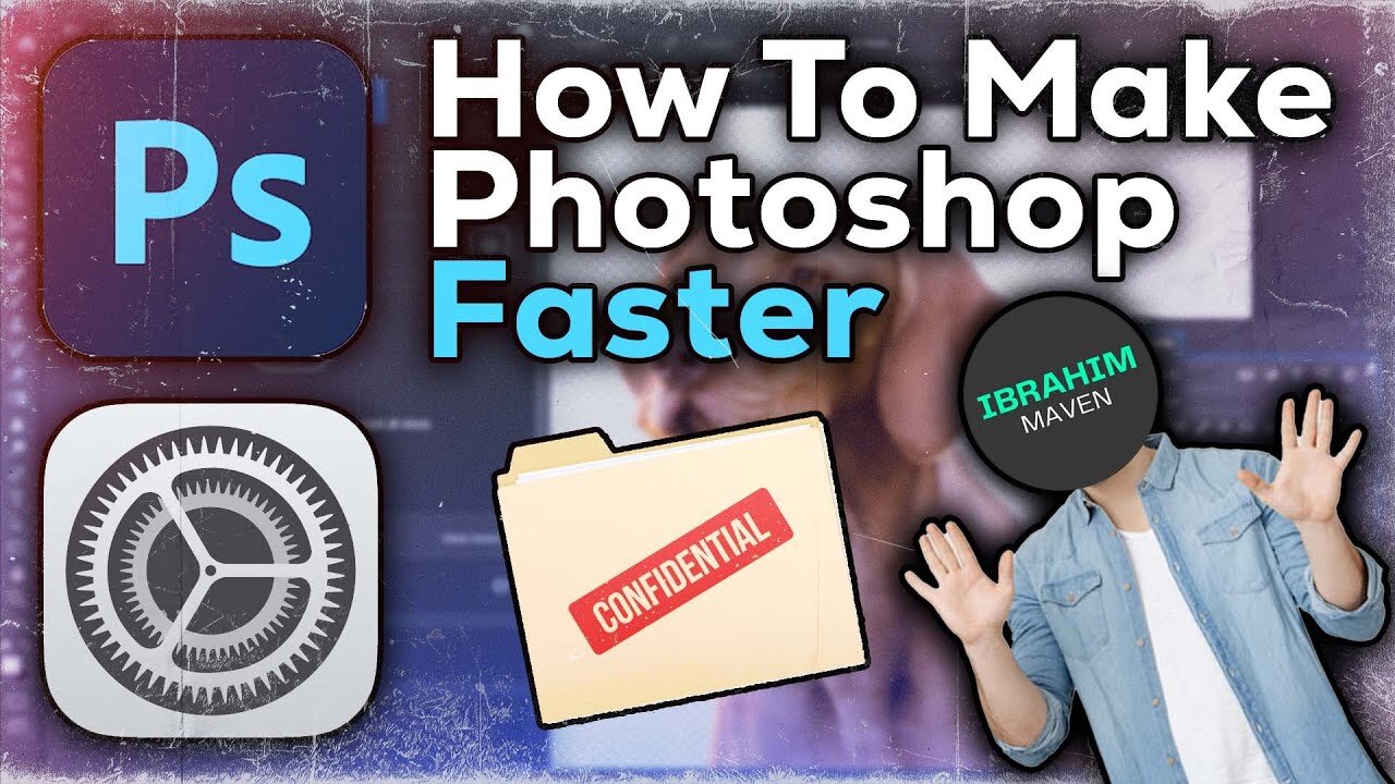 Learn How To Speed Up Photoshop On Low-End PCs || Best Settings || Urdu/Hindi Tutorial