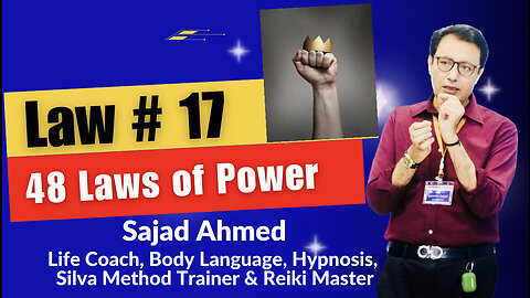 Law # 17 of 48 Laws of Power