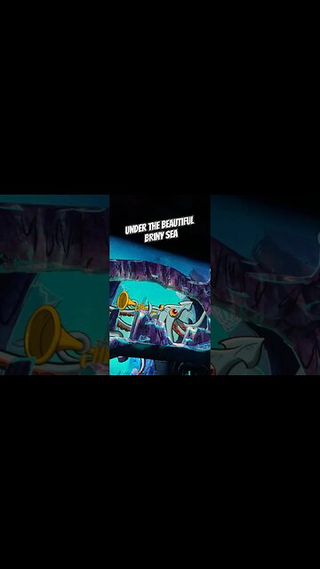 Under the sea scene on Runaway Railway #disneyland #runawayrailway #mickeystoontown