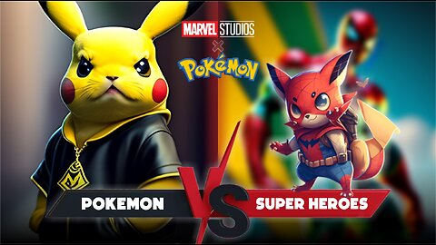 SUPERHEROES BUT POKEMON | AVENGERS MARVEL & DC ALL CHARACTERS | JEZZ ENTERTAINMENT