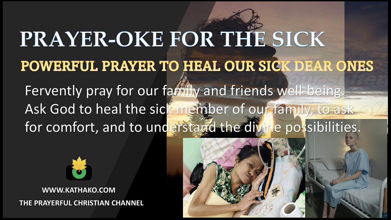 (PRAYER-OKE) Prayer for a sick woman, silent request, healing message, sick be gone!