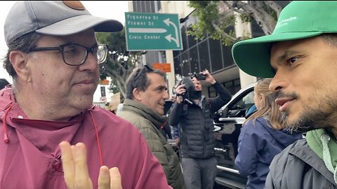 Los Angeles teacher warriors interview union leaders and speak in front of school board