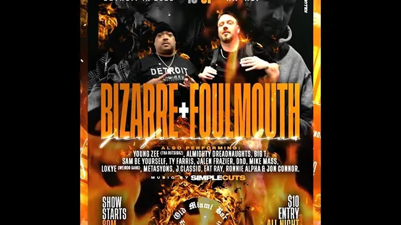 Bizarre of D12 - He Gotta Gun Tour - Detroit Oct. 7th 2023