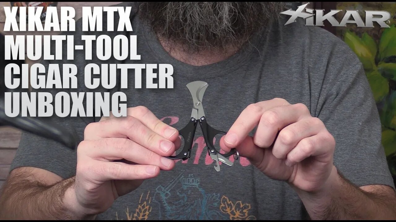 Xikar MTX Multi-Tool Cigar Cutter Unboxing