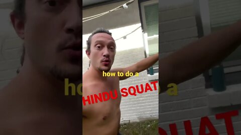 How to do a HINDU SQUAT