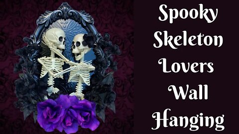 DIY Skeleton Decor | DIY Halloween Decor | Michaels Inspired Halloween | DIY Gothic Decor