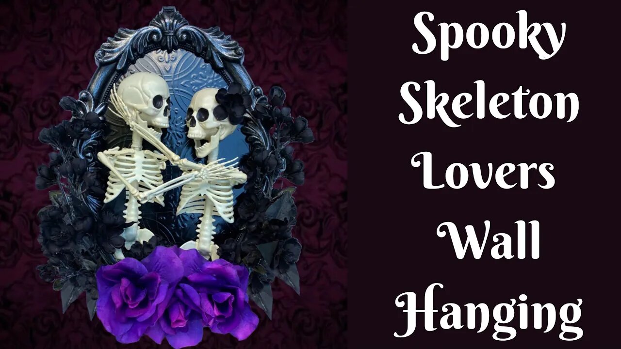 DIY Skeleton Decor | DIY Halloween Decor | Michaels Inspired Halloween | DIY Gothic Decor