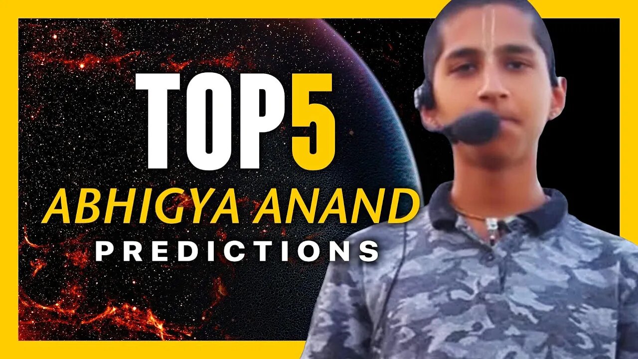 Top 5 Abhigya Anand Predictions For The Future | With Subtitles (MUST WATCH) Inspired 365