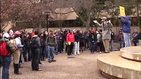 Texas State University San Marcos- Open air preaching
