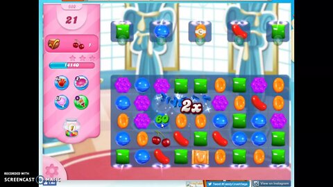 Candy Crush Level 680 Audio Talkthrough, 3 Stars 0 Boosters