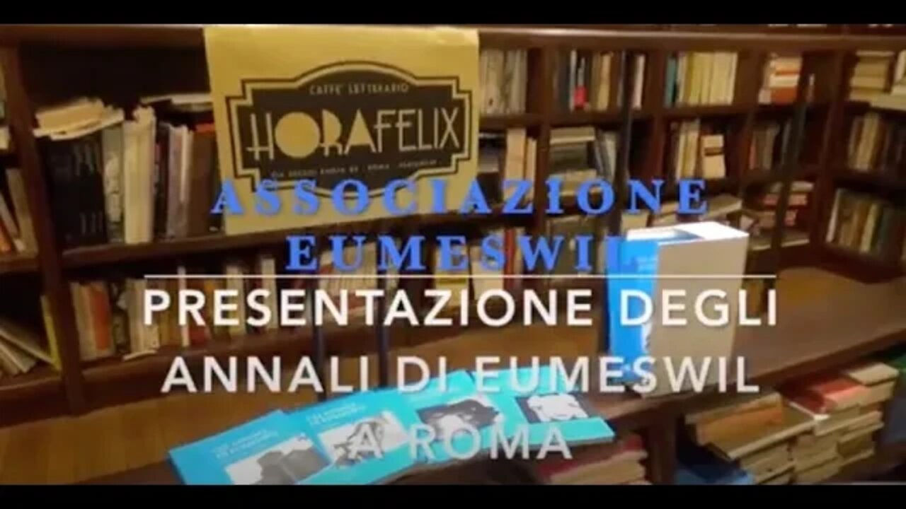 Presentazione degli "Annali di Eumeswil" al Caffè Letterario Horafelix a Roma