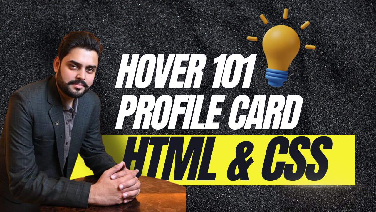 HTML & CSS Magic: Create This Card Hover Effect Now!