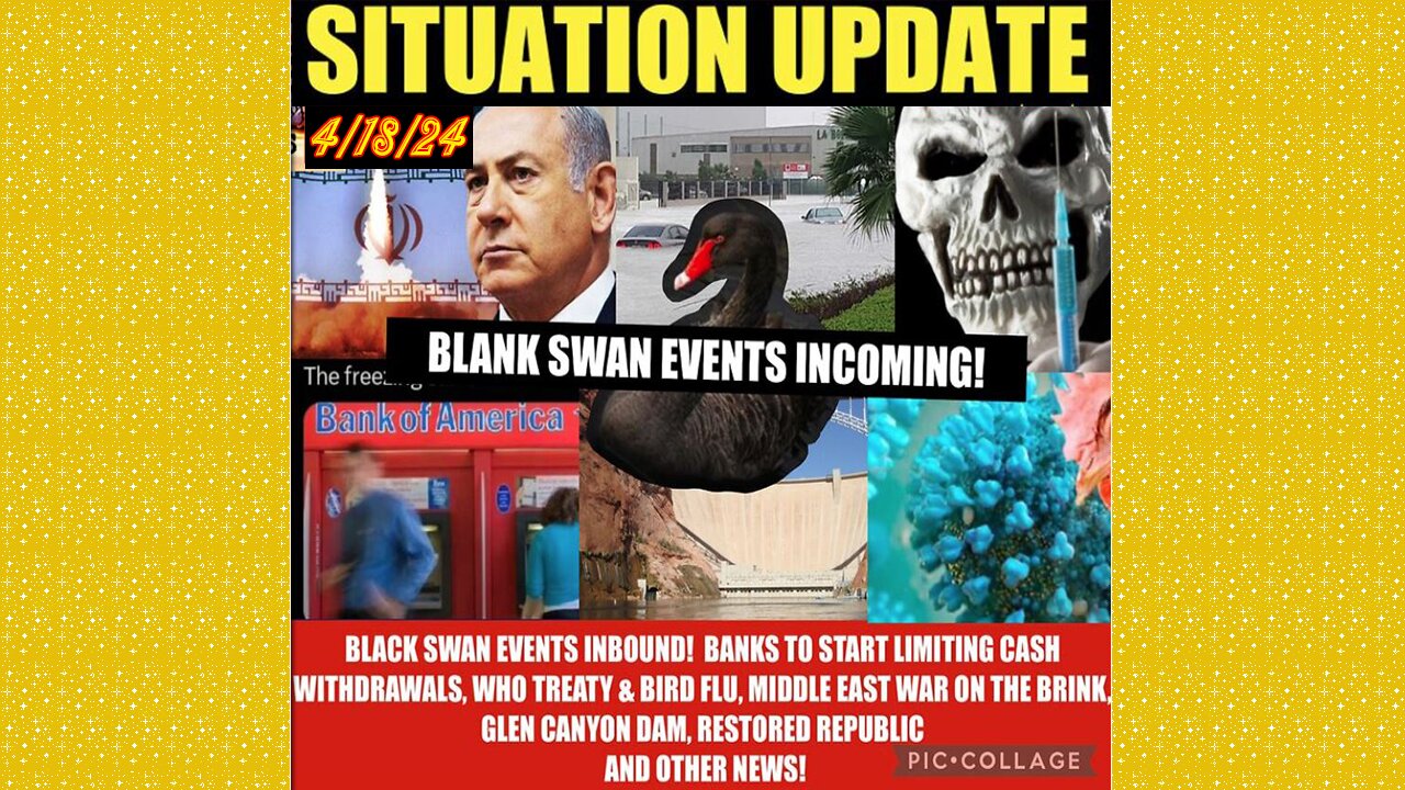 SITUATION UPDATE 4/18/24 - Is This The Start Of WW3?! Iran Attacks Israel, Gcr/Judy Byington Update