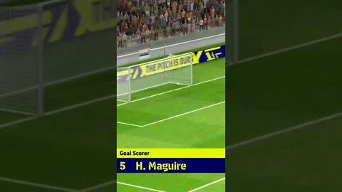 PES Harry Maguire score#football #pes #pesmobile #messi #skills #tipsandtricks #ronaldo #shots