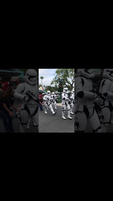 Assisti ao vivo o desfile da Starship Troopers no Hollywood Studios #shorts #linda #bebe