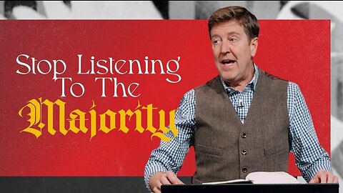 Pastor Gary Hamrick - Cornerstone Chapel - Stop Listening to the Majority | Acts 27:1-12