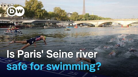 Olympics: Sports minister dips into Seine river in attempt to prove water safety | DW News