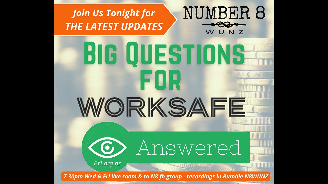 Ep 67 N8 4th Aug 2023 Big Questions For WorkSafe Answered