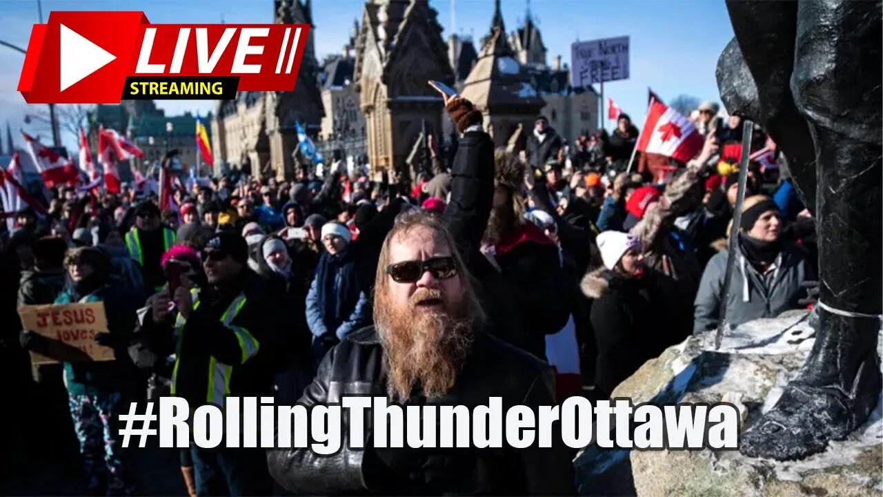 [LIVE] Rolling Thunder Ottawa 2022 - Day 2 - pt 1 | 500+ Motorcycle Protest at the Nation's Capital