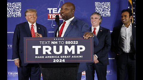 Trump Dismisses Haley as VP Then Strongly Praises Tim Scott