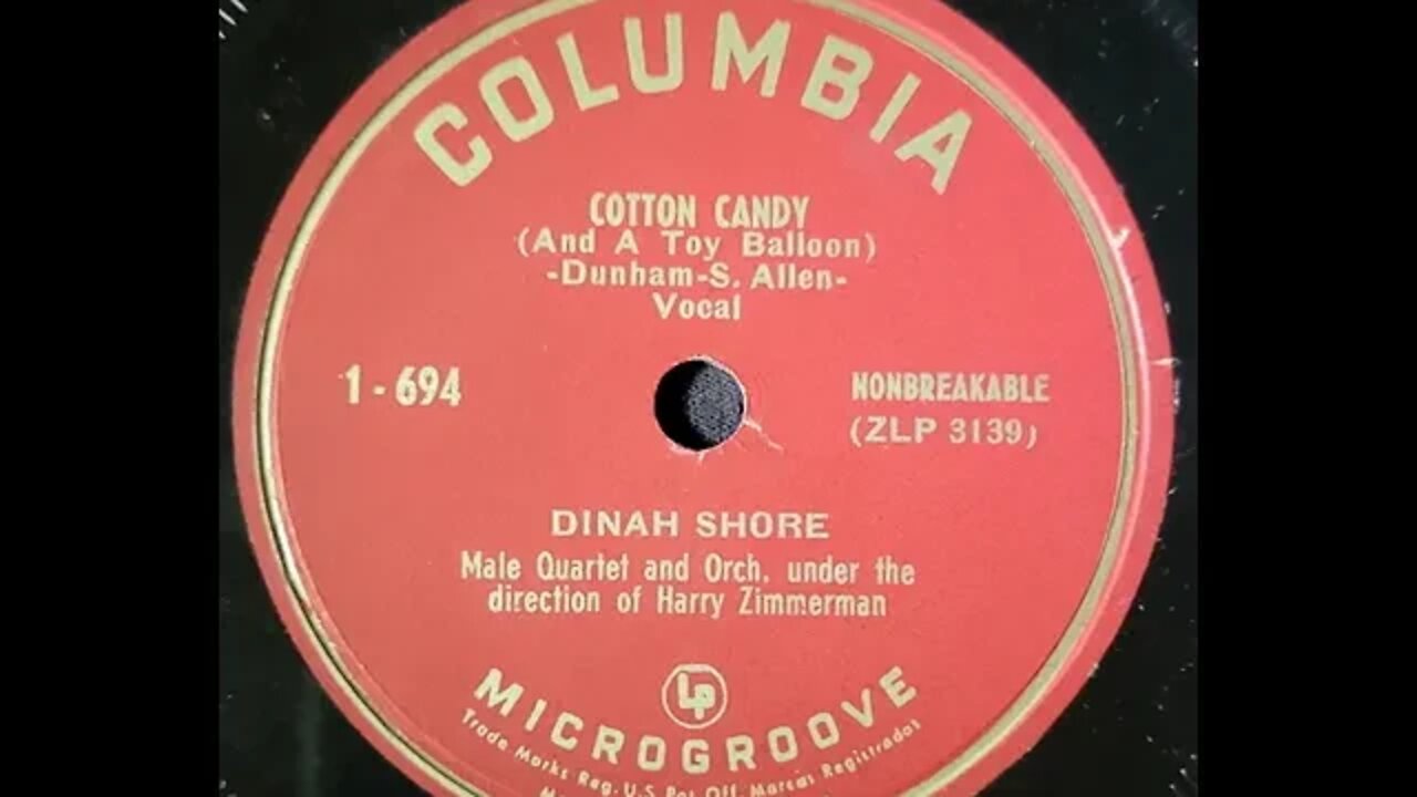 Dinah Shore - Cotton Candy