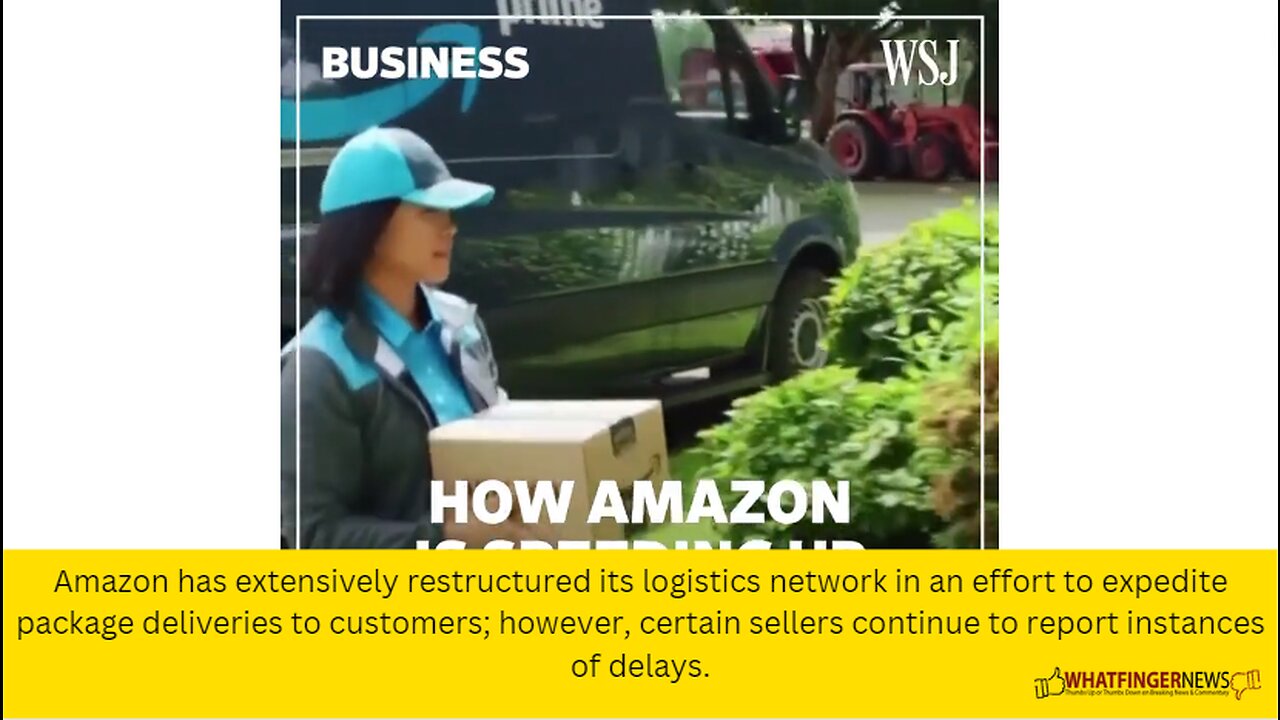 Amazon has extensively restructured its logistics network in an effort to expedite package