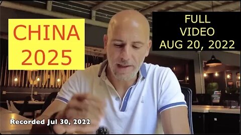 CHINA 2025 - astrology reading; World changing hands (Full video - link below)