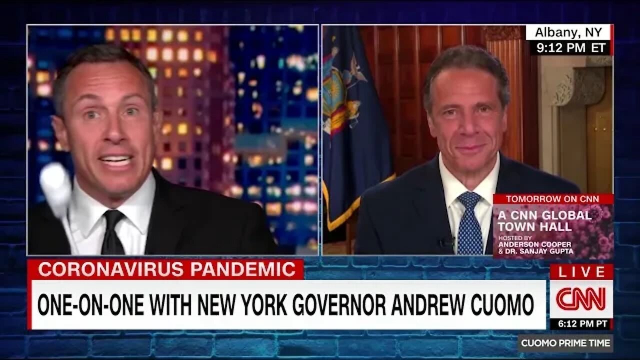 OOPS: CNN's Cuomo Admits He Spread Cornoavirus