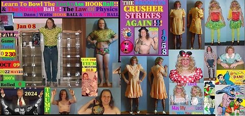 Learn how to become a better Lucky Hook ball bowler #106 with Dann the CD born MAN on 01-08-23.#106 bowl video